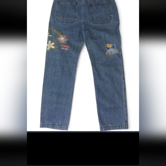 Scotch & Soda The Verve Straight Leg Relaxed Utility Fit embroidered Jeans 32 32 - Picture 3 of 3